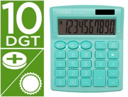 Calculadora Citizen SDC-810 sobremesa verde
